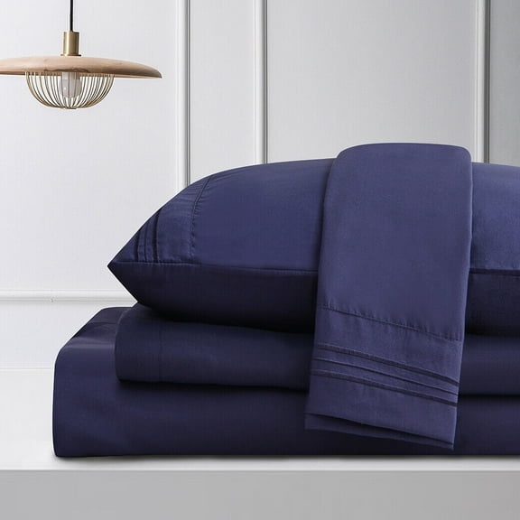 Luxury Bamboo Sheets,Queen King Full Twin Split Size, Deep Pocket Fitted Sheets