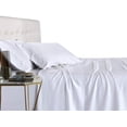 thumbnail image 1 of Luxury Bamboo Sheets Super Soft & Cool 100% Bamboo Viscose Bed Sheet Sets With Deep Pockets - Full size- White, 1 of 2