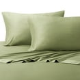 thumbnail image 1 of Luxury Bamboo Sheets Super Soft & Cool 100% Bamboo Viscose Sheet Sets With Deep Pockets - Olympic Queen - Sage, 1 of 3