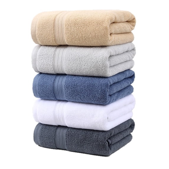 Luxury Bath Towels – 800 GSM Egyptian Cotton Bath Towels, 100% Cotton 24 x 47 Inches, Ultra Soft Skin-Friendly Low-Lint Towels for Bathroom, Spa, Gym & Home Use,Blue