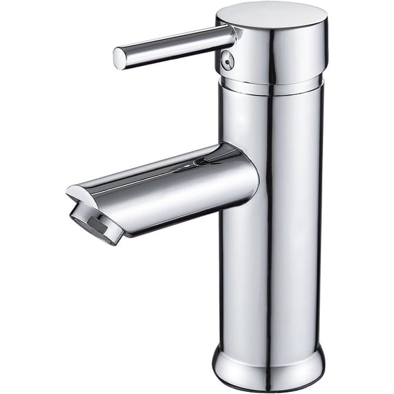 Luxury Bathroom Faucet, High Arc Faucet Spout, Ceramic Disc Cartridge, Corrosion and Rust Resistant, Single-Hole Deck Mount Installation