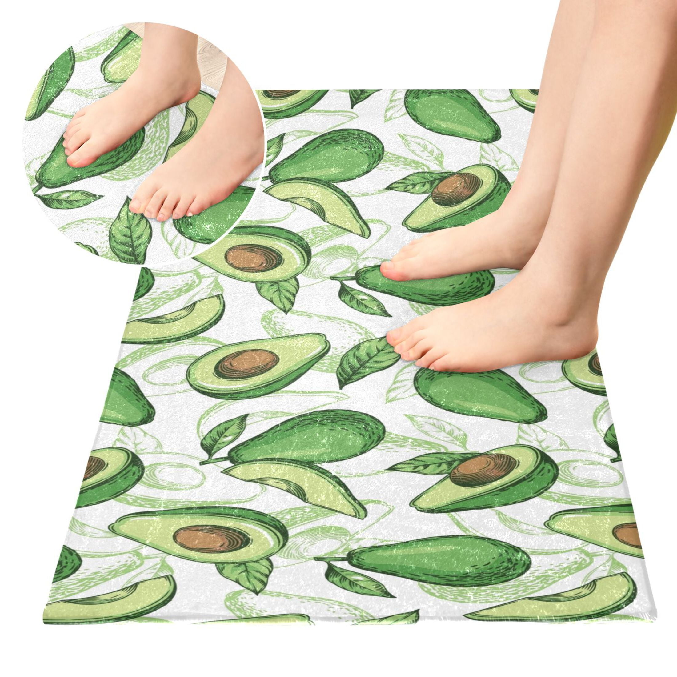 Luxury Bathroom Rug 39"x20" Non Slip Bedroom Mat Plush Shaggy Absorbent