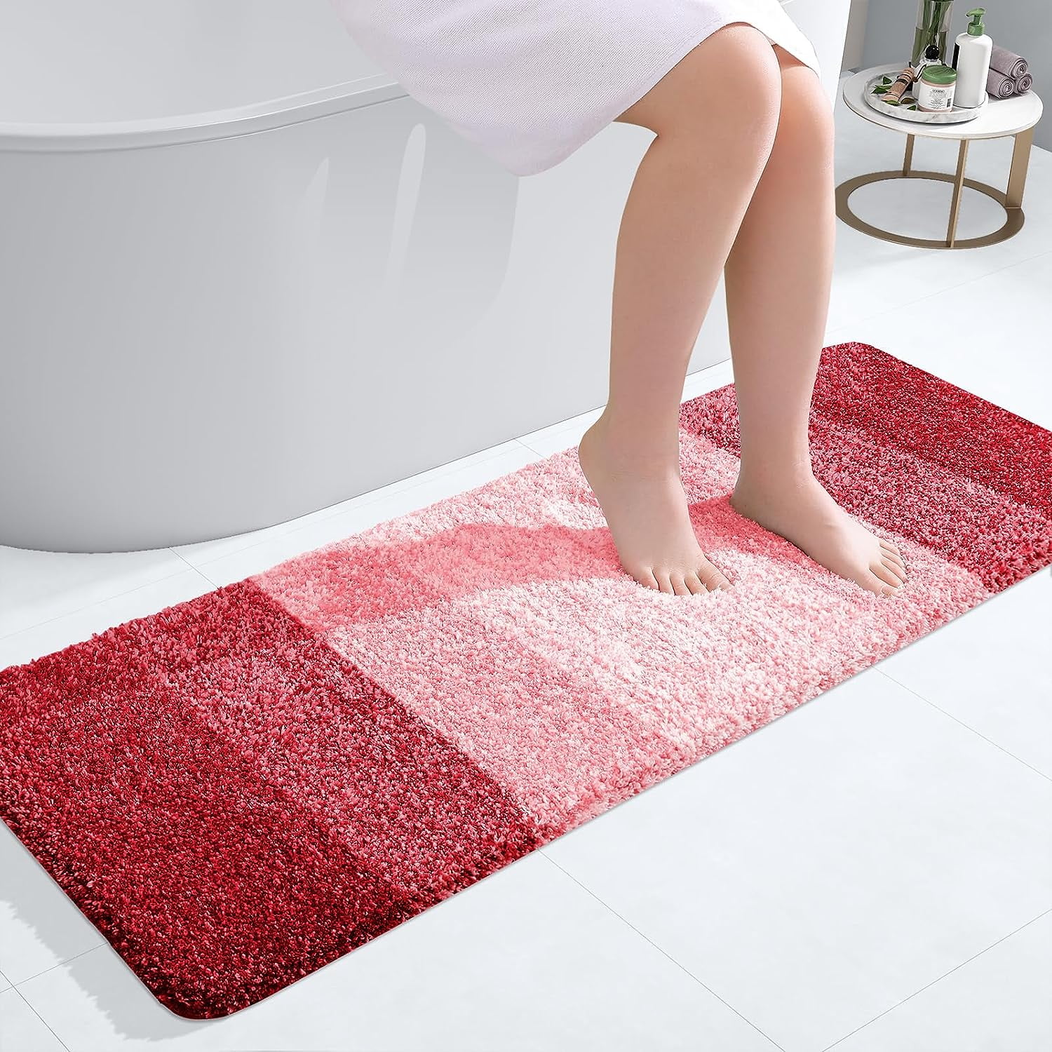 Luxury Bathroom Rug Mat, Extra Soft and Absorbent Bath Rugs, NonSlip