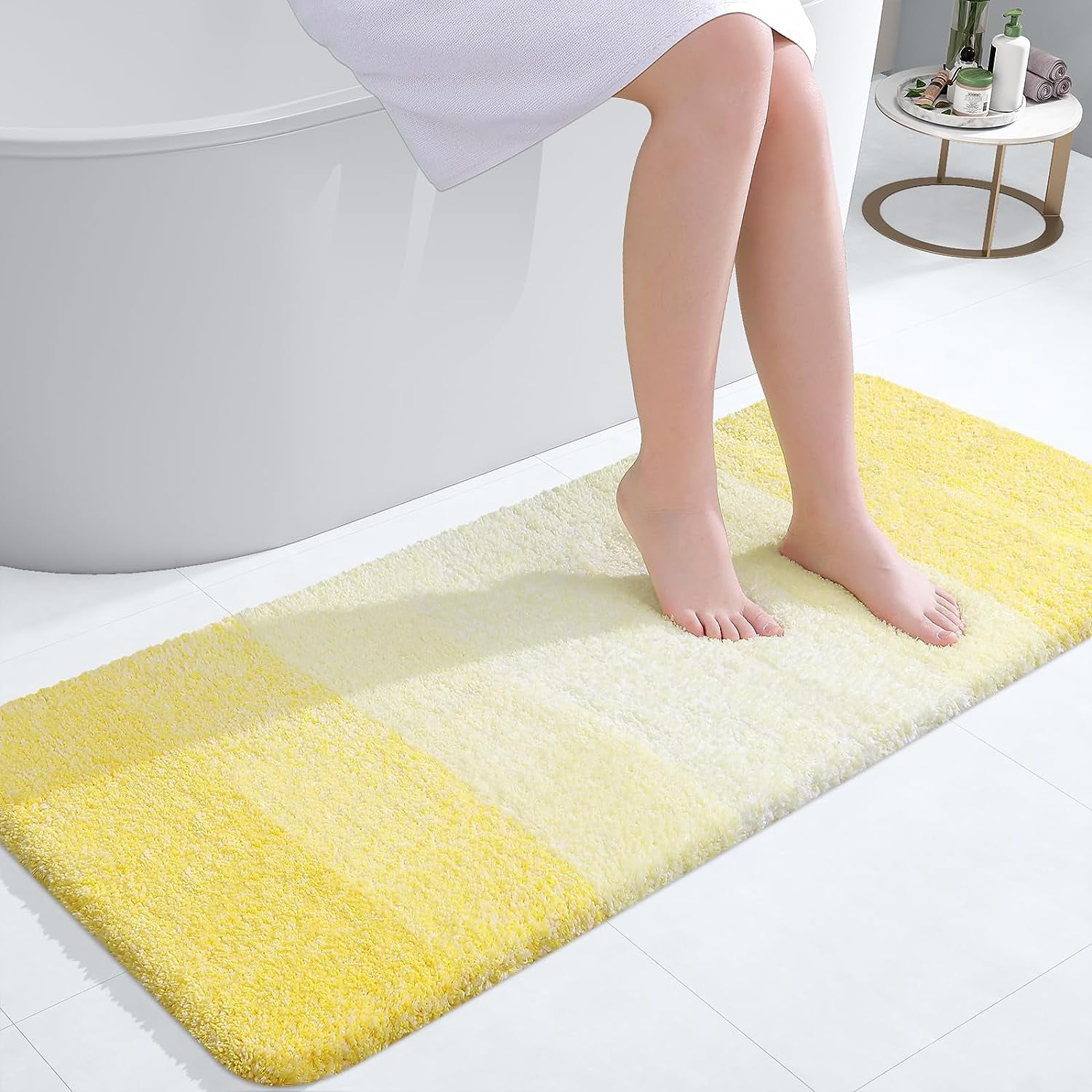 Luxury Bathroom Rug Mat, Extra Soft and Absorbent Bath Rugs, NonSlip