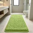 thumbnail image 1 of Luxury Bathroom Rug Shaggy Bath Mat 16 x 48 Inch, Washable Non Slip Bath Rugs for Bathroom Shower, Soft Plush Chenille Absorbent Carpets Mats, 1 of 7
