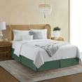 thumbnail image 1 of Luxury Bed Skirt  Solid Microfiber Pleated 14" Drop Premium Dust Ruffle, 1 of 11