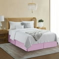 thumbnail image 1 of Luxury Bed Skirt  Solid Microfiber Pleated 14" Drop Premium Dust Ruffle, 1 of 11
