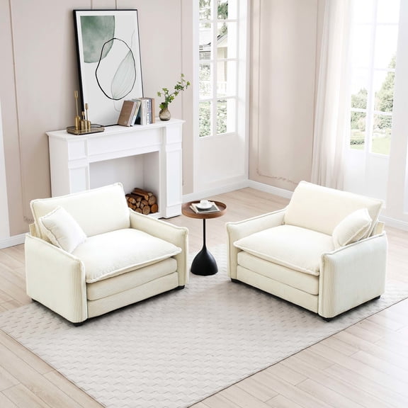 Luxury Beige Corduroy For A Stylish And Relaxing Home Comfortable Deep Seat Your Living Area