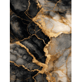 thumbnail image 1 of Luxury Black Gold Marble Texture Canvas Print for Living Room Bedroom Office Hotel Hallway Entryway Decor, 1 of 8