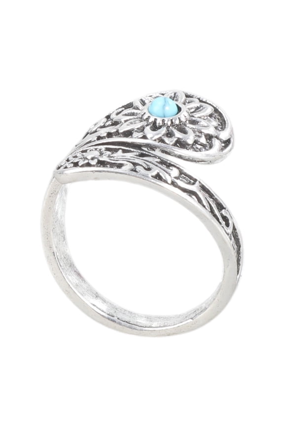 Luxury Blue Moonstone Jewelry Gift For Women Adjustable Finger Rings With Comfort Fit For Birthdays Anniversaries