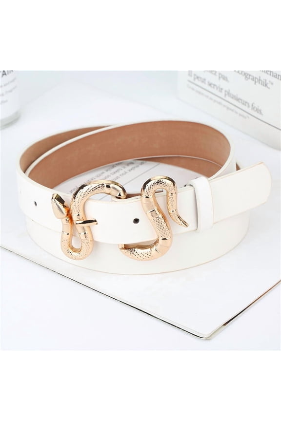 Luxury Brand Belts for Women High Quality Shinny Rhinestone Waist Soft Leather Strass Snake Buckle Jeans Belt Female Waistband