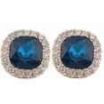 thumbnail image 1 of ™ Luxury Bridal Rhinestone Crystal  Shape Clip on Earrings Non Piercing for Women Ear Clip, 1 of 13