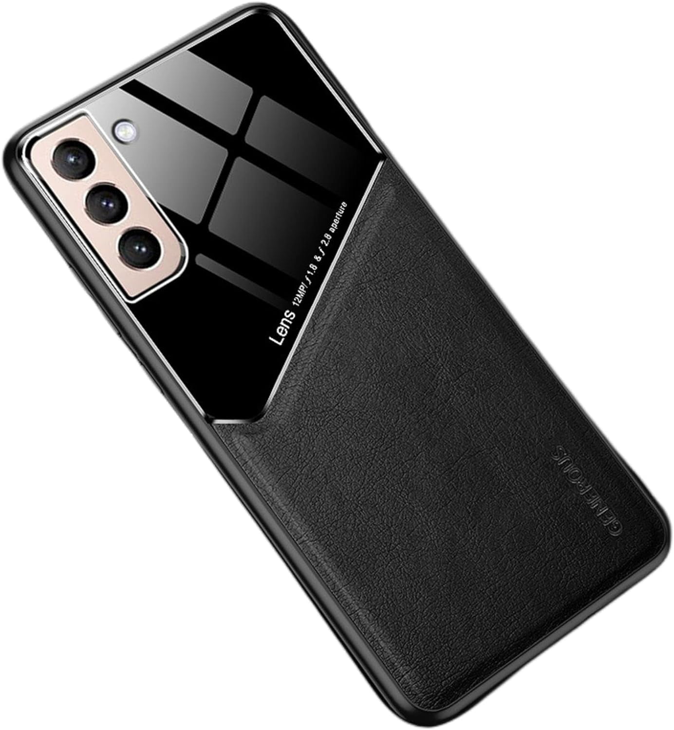 Luxury Business Slim Phone Case PU+TPU Car Magnetic Shockproof