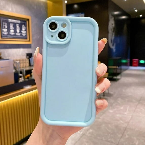 Luxury Candy Color Soft Phone Case For iPhone 15 14 13 12 11 Pro Max 14 15 Plus Mini X XR XS Max 7 8Plus Shockproof Bumper Cover