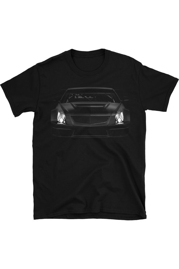 Luxury Car Modern Performance Sedan Iconic Headlights Glow On T-Shirt