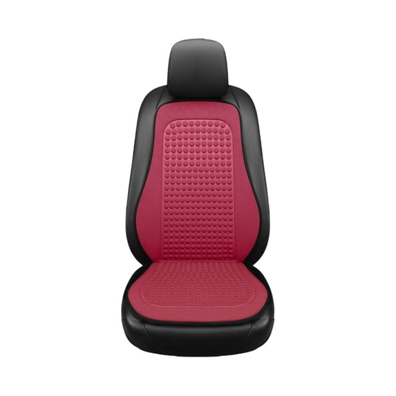 Luxury Car Seat Cushion with Backrest Ventilation, All-Season Comfort, Cool & Supportive Design for Long Drives and Commuters