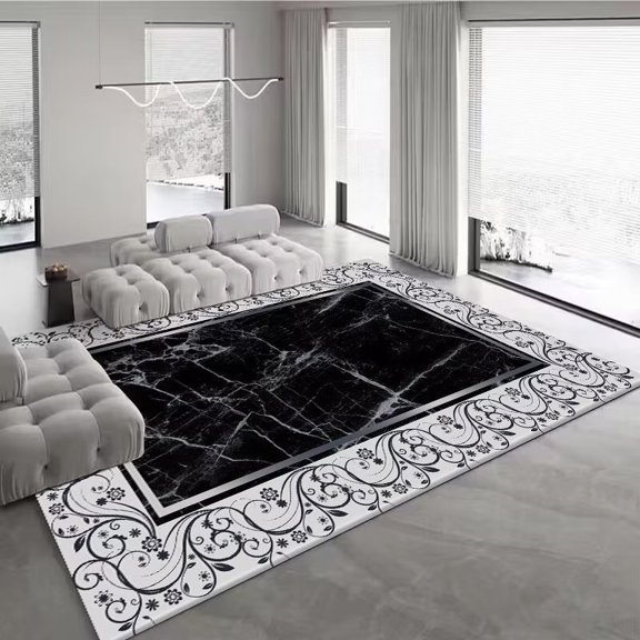 Luxury Carpet for Living Room Large Room r Sofa Coffee Table Area Floor Mats Bedroom Non-slip Bedside Aisle Rugs Washable