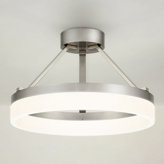 Luxury Casual Ceiling Light, Brushed Nickel, UQL4654