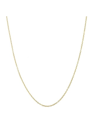18K Gold Chain Necklaces Walmart
