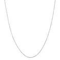 thumbnail image 1 of Luxury Chain Co. 1mm Thin Italian Sterling Silver Cable Chain Necklace for Women and Men, 24-Inch, 1 of 2