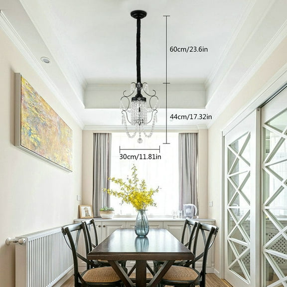 Luxury Chandelier LED Crystal Ceiling Light E26 Indoor Pendant Lamp Fixture USA