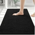 thumbnail image 1 of Luxury Chenille Bathroom Rugs 70x24, Extra Soft and Absorbent Shaggy Bath Mat, Machine Washable, Non-Slip Plush Carpet Runner for Tub, Shower, and Floor, Home Decor Accessories, Purple, 1 of 7