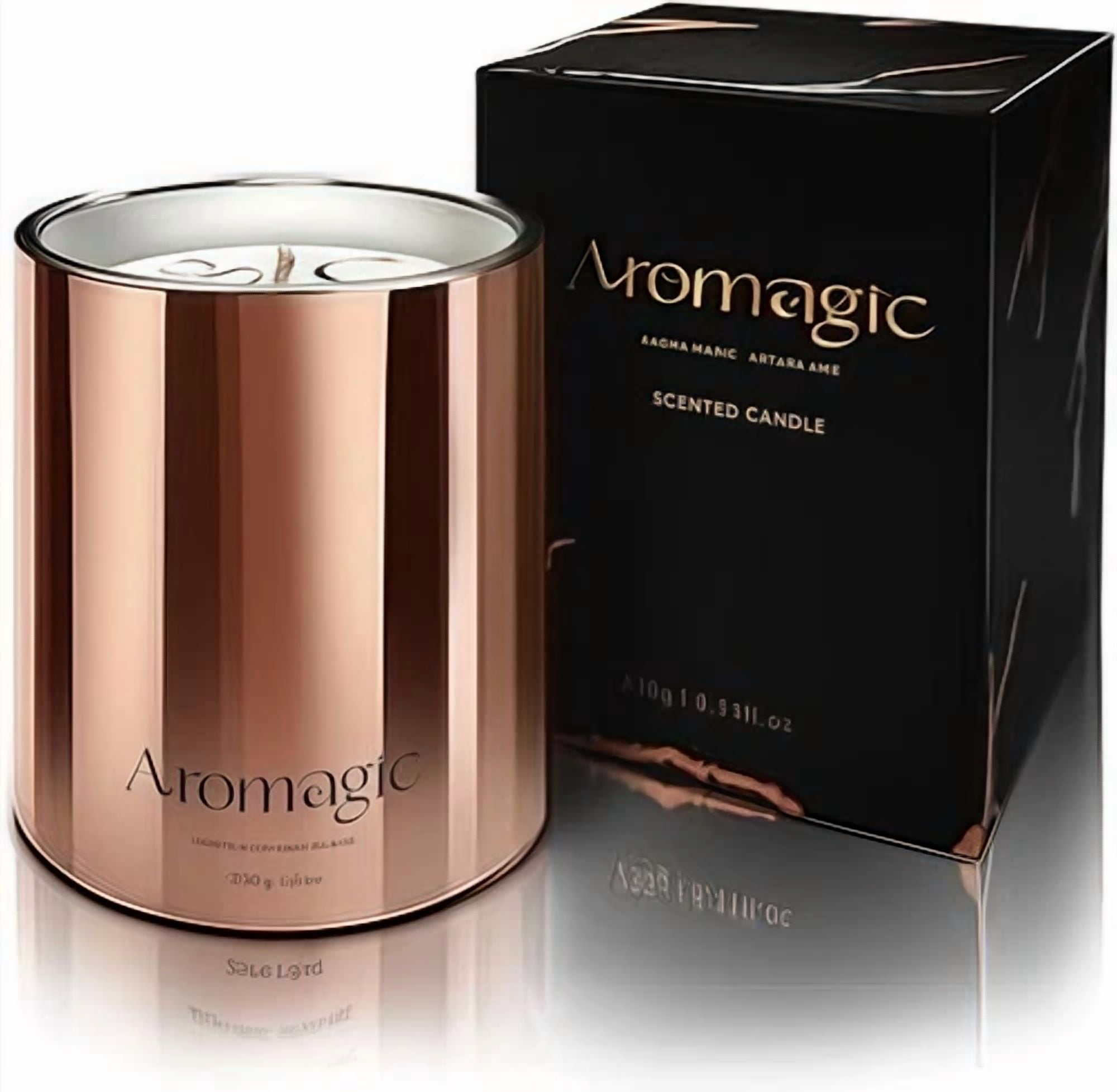 Luxury Cherry & Berry Scented Soy Candles In Gold Jar – Perfect Gift For People