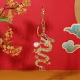 thumbnail image 1 of Stylish Keychains Exquisite Chinese Keychain High Grade Metal with Glistening Pearls and High End Elegant Accessory for Everyday Use, 1 of 5