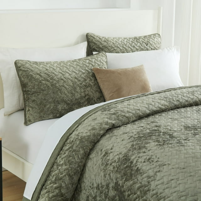 Luxury Christmas Halloween Velvet Quilt King Size, Ultra Soft Autumn