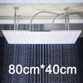 thumbnail image 1 of Luxury Chrome LED Large Rainfall Square 16"x32" Shower Head Stainless Steel Top Sprayer, 1 of 11