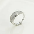 thumbnail image 1 of Luxury Chunky Thick Pave Set Bridal Wedding Ring 1.9 Ct Diamond 14K White Gold Over, 1 of 2