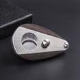 thumbnail image 1 of Luxury Cigar Cutter Double Blade Guillotine Stainless Steel with Wood Grain Cigar Accessories Gift for Smokers (Type C), 1 of 7