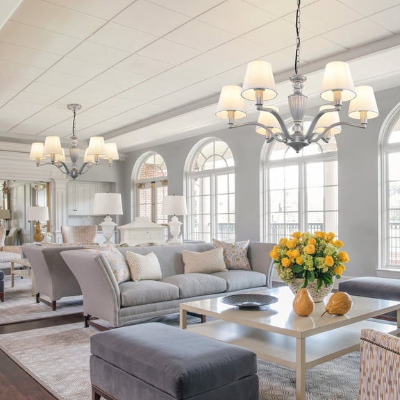 Luxury Classic LED Chandelier Light Living Dining Room Bedroom Hanging Light Home Decor Special Rustic Suspension Luminaire