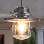 Luxury Coastal Pendant, 8H x 9W, with Industrial Style, Stainless Steel, UHP1324 by Urban Ambiance
