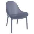 thumbnail image 1 of Luxury Commercial Living 32.75" Dark Gray Solid Patio Lounge Chair, 1 of 9