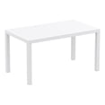 thumbnail image 1 of Luxury Commercial Living 55" White Patio Rectangular Dining Table, 1 of 6