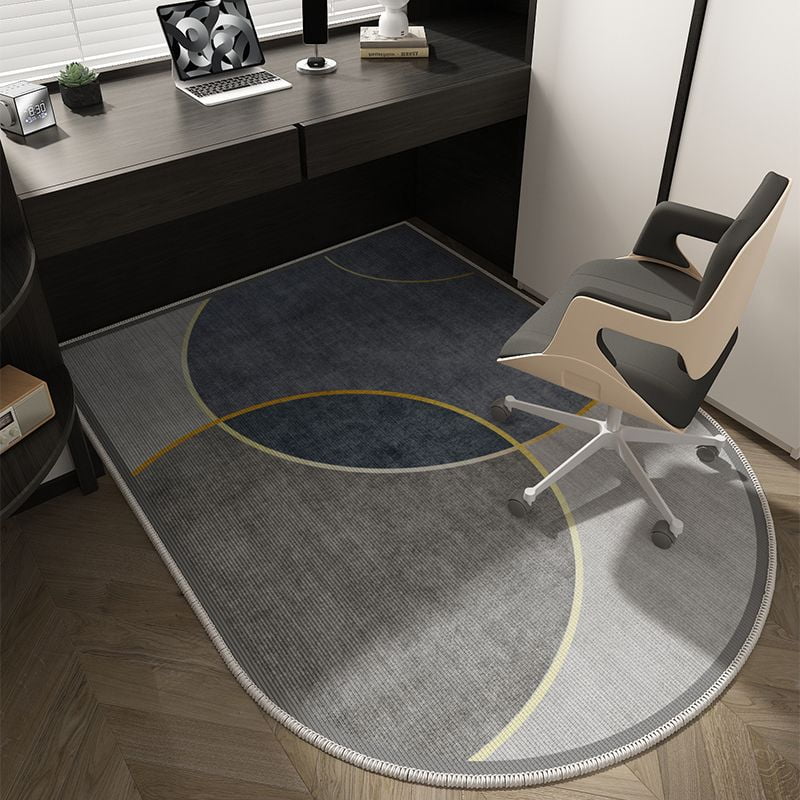 Luxury Computer Chair Mat Study Tables Floor Carpet Nonslip Modern
