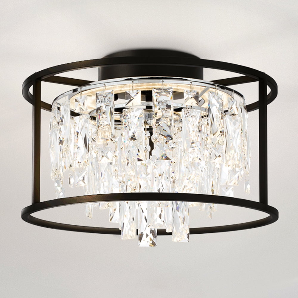 Luxury Contemporary Ceiling Light, Matte Black, UQL5260