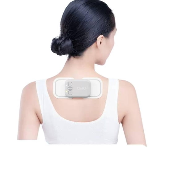 Luxury Cordless Butterfly Pulse Massager, Premium EMS Recovery Patch with Smart Control and Heat, Aesthetic Muscle Relaxation Tool for Neck Back and Arms, Elegant Gift for Adults