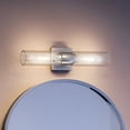 thumbnail image 1 of Luxury Cosmopolitan Bath Light, 5H x 20.375W, with Modern Farmhouse Style, Brushed Nickel, UHP4050 by Urban Ambiance, 1 of 5