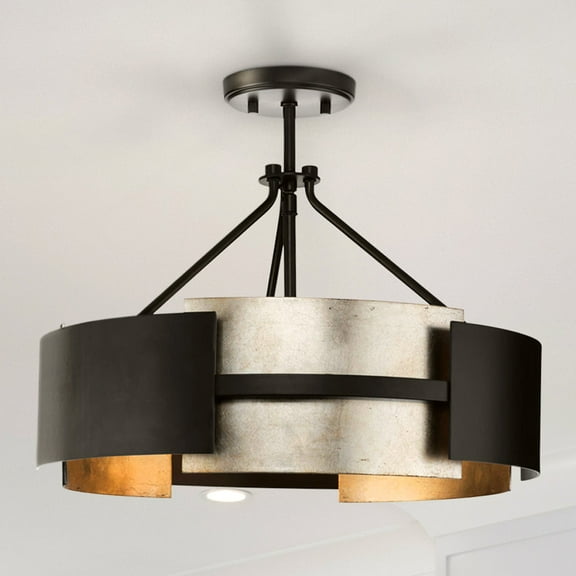 Luxury Cosmopolitan Ceiling Light, Matte Black, UHP4701