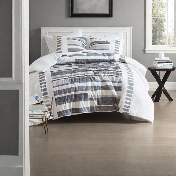 Luxury Cotton Bedding Sets King/Cal King Size Modern Artisan Design for Bedroom