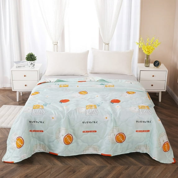 Luxury Cotton Quilt Set, Lightweight Soft-Cotton Comforter Set, Bedspread Quilted Coverlet All Season Bedding Set,59x39.3in