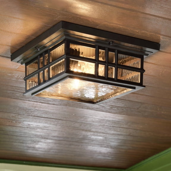 Luxury Craftsman Ceiling Light, Olde Bronze, UKC10016