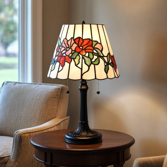Luxury Craftsman Table Lamp, Matte Black, UQL7270