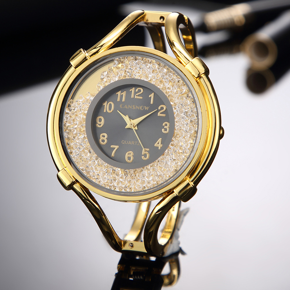 Gold with Black Dial