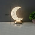 thumbnail image 1 of Luxury Crystal Table Lamp with Metal Base – Star/Moon/Square/Shape Options, USB Powered Decorative Night Light for Bedroom, 1 of 3