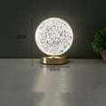 thumbnail image 1 of Luxury Crystal Table Lamp with Metal Base – Star/Moon/Square/Shape Options, USB Powered Decorative Night Light for Bedroom, 1 of 3