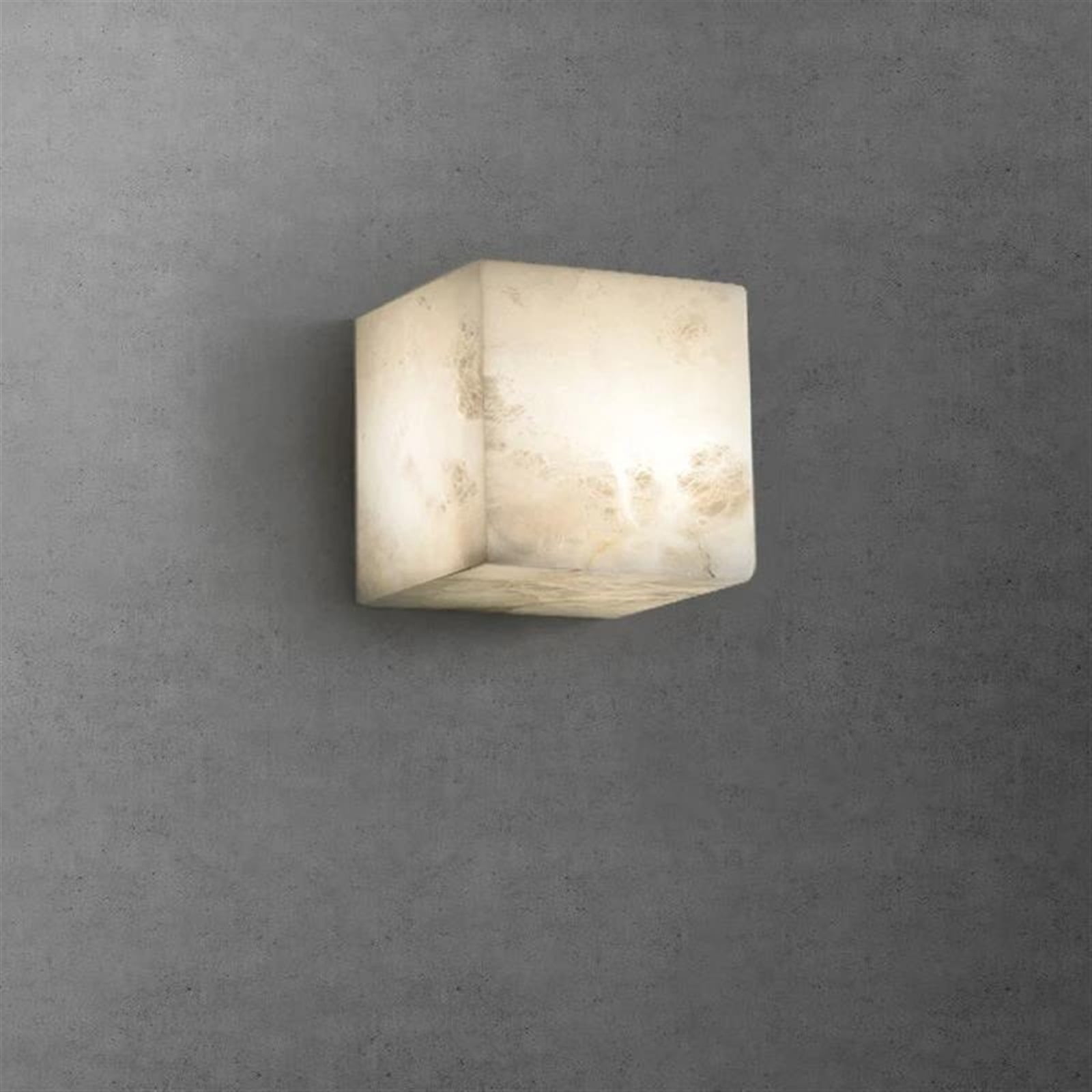 Luxury Cube Marble Wall Lamp Living Dining Bedside Room Sconce Grand ...
