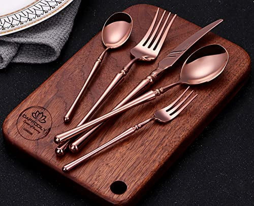 Luxury Cutlery Set for 4, 20 Pieces 18/10 Stainless Steel Cutlery Set